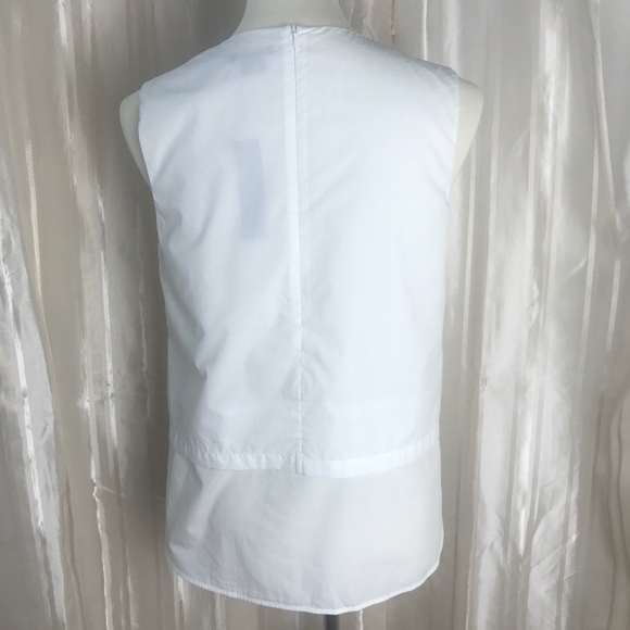 🎉HP🎉Theory White Hodal Sheltered Top - Picture 4 of 8